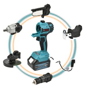 Bosch Plus EEA238 Multievo 6lı Set 58vf Çok Amaçlı Şarjlı Set Takımı Taşlama Somun Sıkma Tilki Kuyruğu Dal Budama Akülü Vidalama Hava Pompası